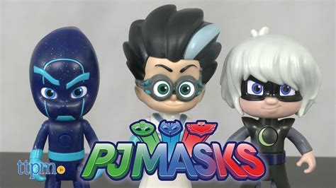 Pj Masks Talking Night Ninja Luna Girl And Romeo From Just Play Youtube