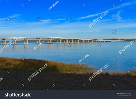 Beaufort South Carolina Naval Base Bridge Stock Photo 1498357310