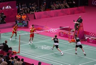 I find that badminton is a great sport because not only does it keep one physically fit, it is an excellent social. Men's Doubles Badminton Final - London 2012 Olympics | Flickr