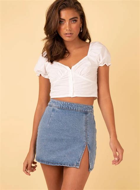 The Lola Mini Skirt Denim Denim Skirt Mini Skirts Fashion