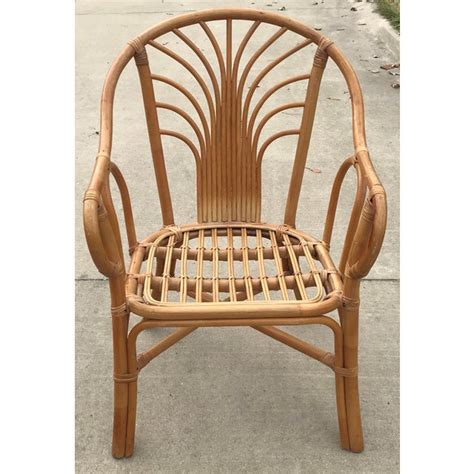 1200 x 1489 · jpeg. Vintage Mid Century Rattan Bentwood Chair | Chairish