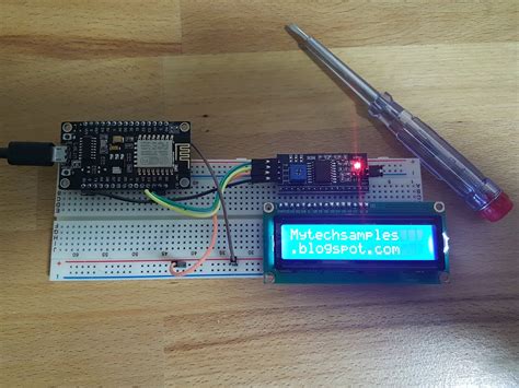 Lcd 1602 I2c Connected To Esp8266 Moayom