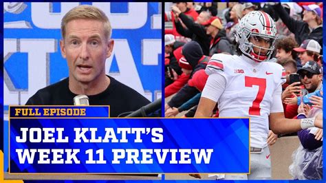 Ohio State Indiana Texas TCU Washington Oregon Other Week Previews Joel Klatt Show