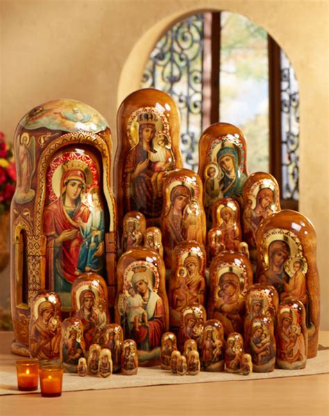 Russian Icons Heirloom Russian Nesting Doll Set