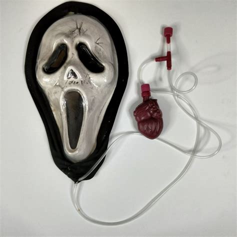 Fun World Bleeding Zombie Scream Ghost Face Mask And Co Gem