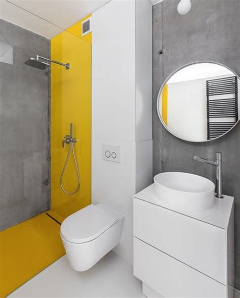 Yellow And Gray Bathroom Decor For Bright And Cheery
