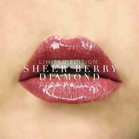 Sheer Berry Diamond Glossy Gloss Lipsense Distributor