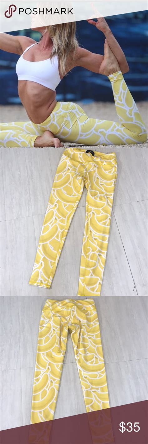 Noli Banana Blondie 108 Yoga Pants Yellow Size M Yoga Pants Pants
