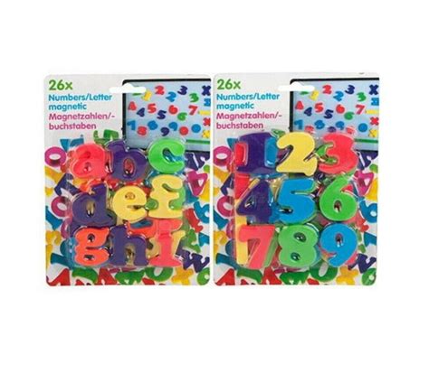 Kids Learning Teaching Magnetic Toy 52 Letters And Numbers Fridge Magnets