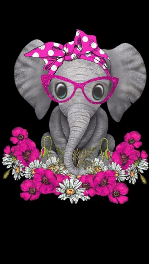 Top 67 Girly Cute Elephant Wallpaper Latest Incdgdbentre