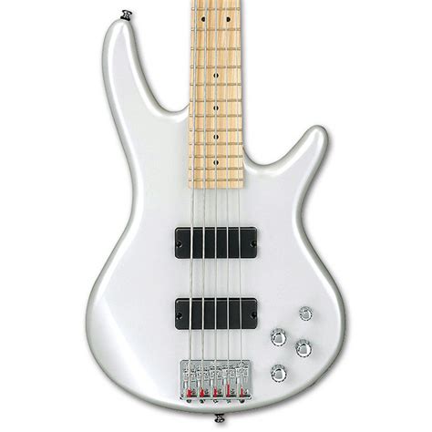 Ibanez Gsr205b Gio 5 String Bass Guitar Pearl White Nearly New At