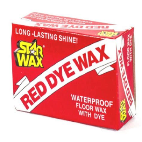 Star Wax Red Dye Floorwax 24 Pieces 90g Shopee Philippines
