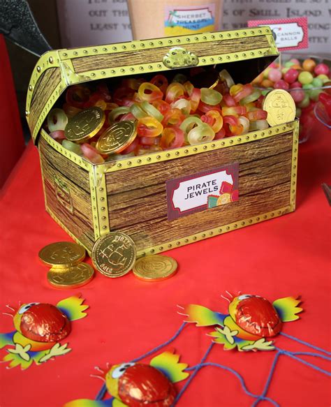 Treasure Chest Box 20cm Mermaid Pirate Party Pirate Theme Party