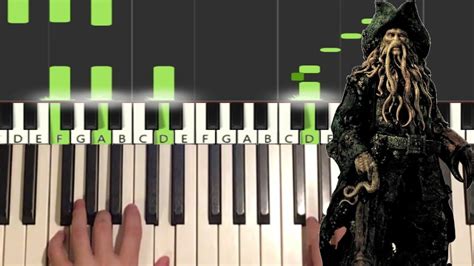 Pirates Of The Caribbean The Kraken Piano Tutorial Lesson Youtube