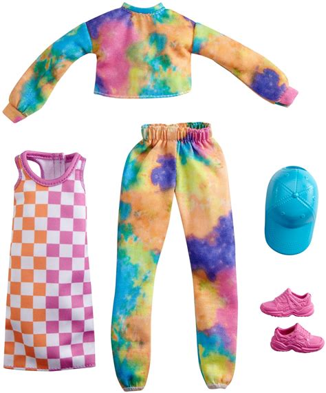 Barbie Fashions 2 Pack Clothing Set For Barbie Doll With Tie Dye