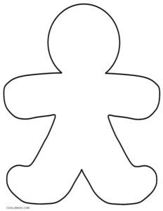 I've keep seeing gingerbread houses and little gingerbread people everywhere. Free Printable Gingerbread Man Coloring Pages For Kids