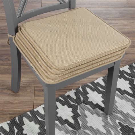 See more ideas about kitchen chair cushions, chair cushions, kitchen chairs. Chair Cushions-Set of 4 Square Foam 16Â"x 16Â" Chair Pads ...