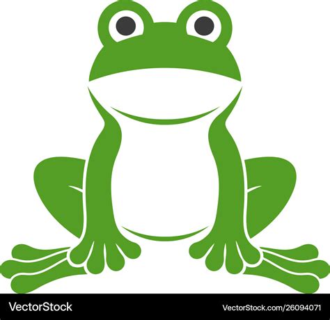 Frog Logo Royalty Free Vector Image Vectorstock
