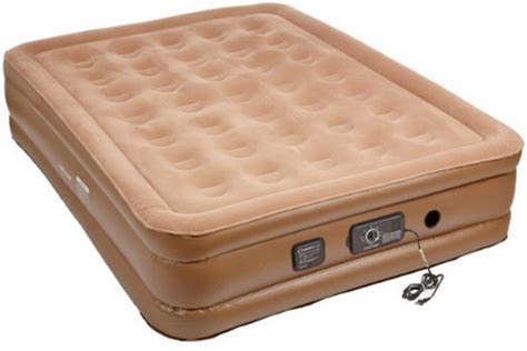 Some air mattresses have soft, flocked upper surfaces for increased comfort. Insta-Bed Raised Air Mattress with Never Flat Pump - $87 ...