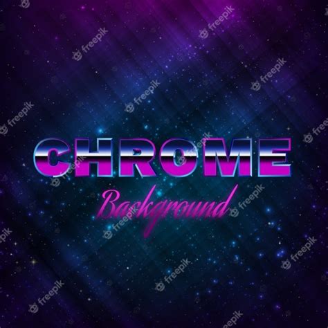 Premium Vector Purple Chrome Background Design
