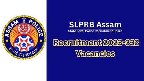 Slprb Assam Recruitment Vacancies