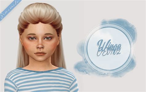 Simiracle Wings Oe0102 Hair Retextured ~ Sims 4 Hairs