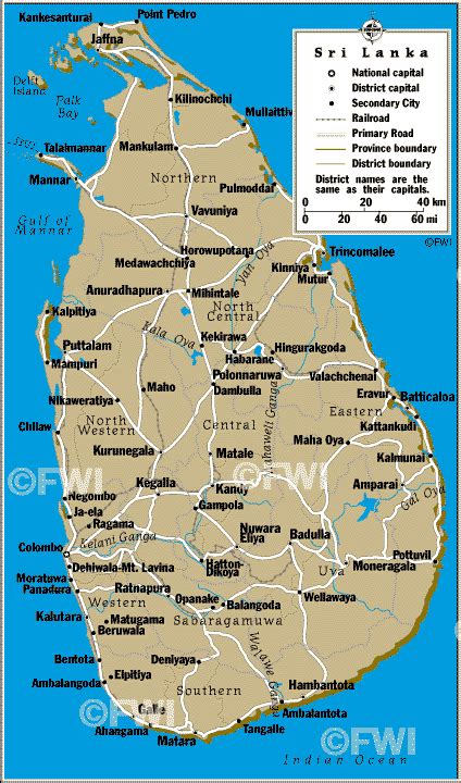 Rivers Of Sri Lanka Map Highver