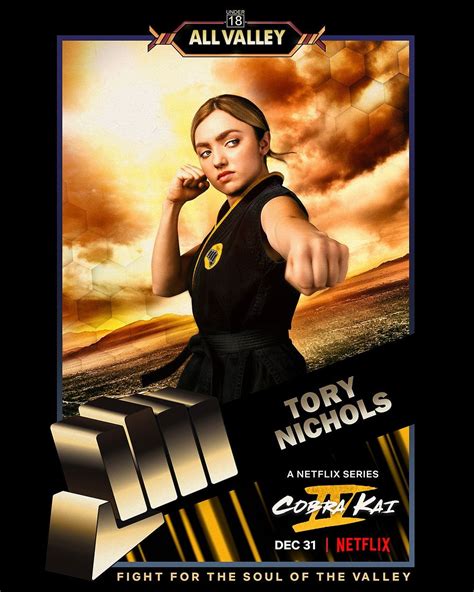 Cobra Kai Iv Tory Nichols Peyton List Tv Show Poster Lost Posters