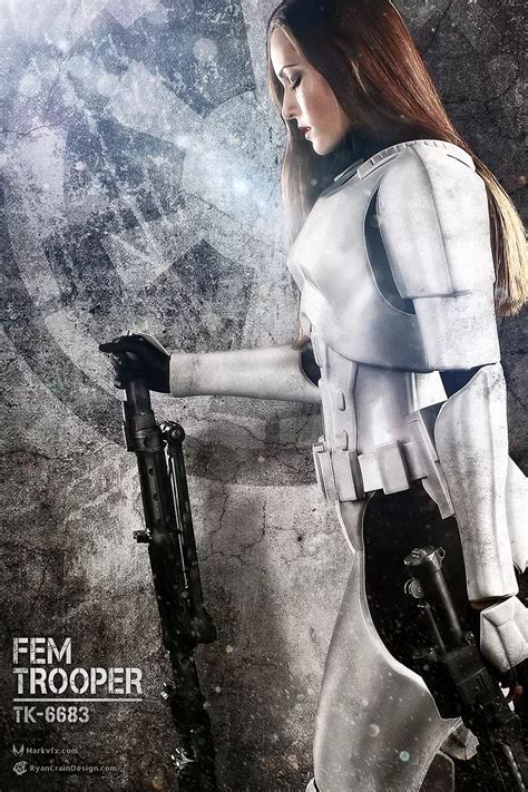 female stormtrooper cosplay photo — geektyrant