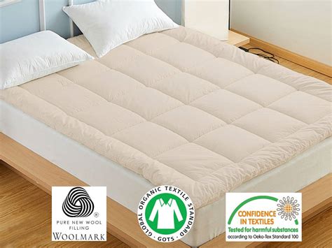 Cool Breathable Warmth All Season Bed Overlay Organic Australian Sheep