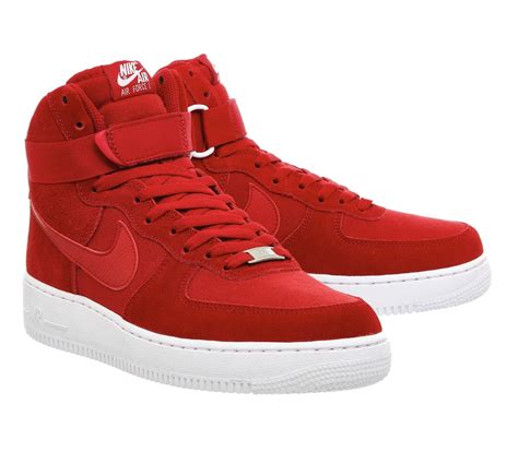 Womens Nike Air Force 1 Red Airforce Military