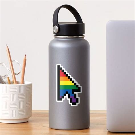 Pride Cursor Rainbow Sticker By Waddlingtech Redbubble