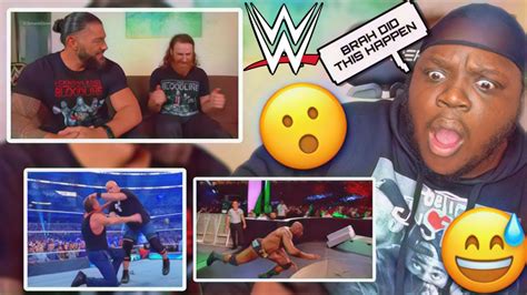 most embarrassing wwe bloopers in 2022 sami zayn is golden 😂😅 youtube