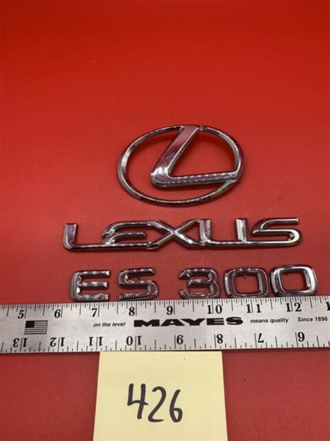 Oem Lexus Es300 Es 300 92 01 Rear Emblem Badge Logo Symbol Chrome For