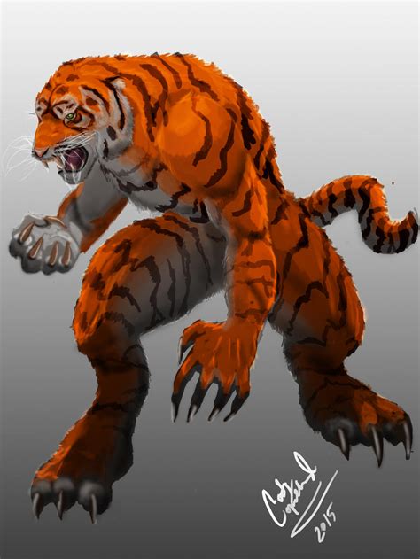 Humanoid Combat Tiger By Cmanheman On Deviantart