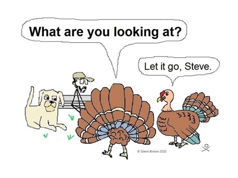Thanksgiving Paranoid Turkey Days Dog Natter Ox Glenn Brown