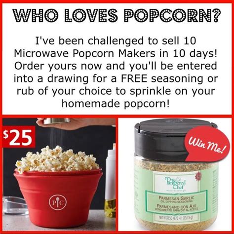 Pampered Chef Party Pampered Chef Recipes Popcorn Popper Recipes