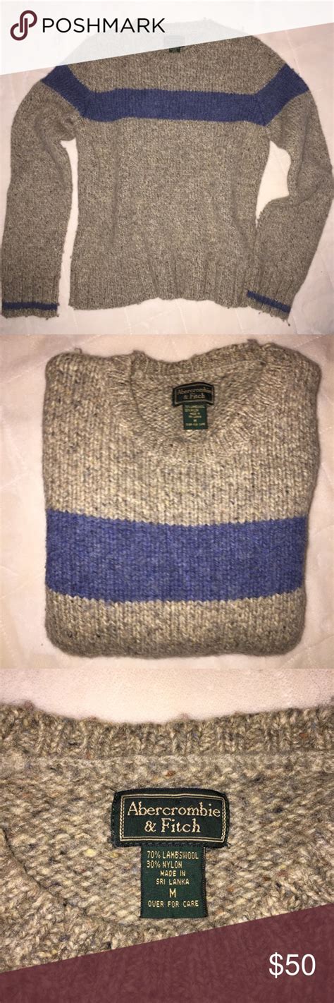 Vintage Abercrombie And Fitch Lambswool Sweater M Lambswool Sweater Clothes Design Women Shopping