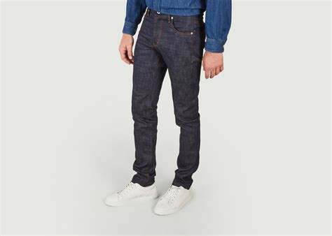 Jeans Super Guy Perfect Blue Slub Selvedge Raw Naked And Famous Lexception