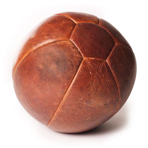 Vintage Leather Medicine Ball 1920s