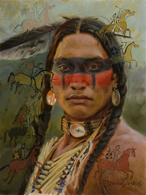 Visions Of A Warrior Native American Warrior Native American Paintings Native American Art