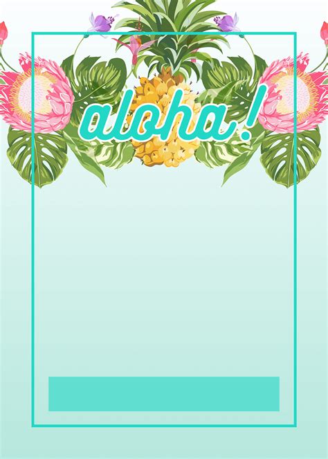 Ask your people to join you in the beach celebration, be it for your birthday or wedding. Free Luau Invitation Emails