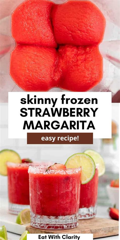 Skinny Frozen Strawberry Margarita Eat With Clarity