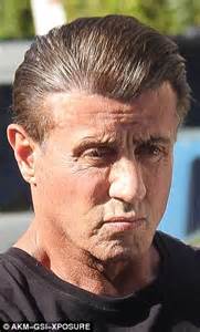 Sylvester Stallone Gets His Thick Locks Styled At Salon Daily Mail Online