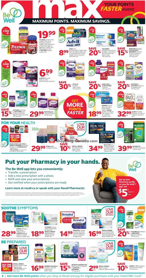 Rexall Drug Store Canada Flyer Special Offer On July 8 July