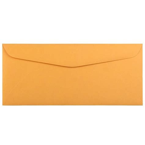 Jam Paper 12 Business Commercial Envelopes 475 X 11 Brown Kraft