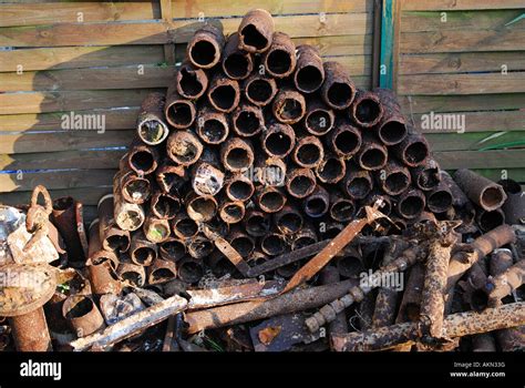 Old Artillery Shell Casings From The First World War Somme France
