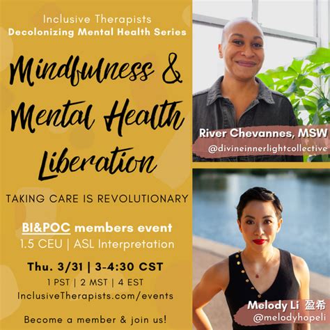 Decolonizing Mental Health Mindfulness And Mental Health Liberation