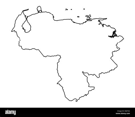 Mapa De Venezuela Imágenes De Stock En Blanco Y Negro Alamy