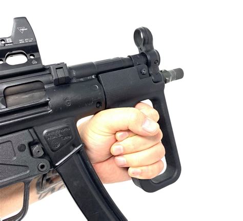 Retro Vertical Foregrip For The Hk Mp5 And Bandt Apc9 The Firearm Blog